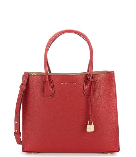 michael kors mercer large convertible tote|Michael Kors large mercer handbag.